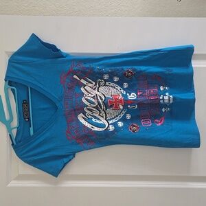 COOGI Vivid Blue Graphic Tee